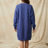 Blue Heather Rib Knit, Polyester