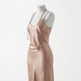 100% Viscose Satin Fabric, 200 gsm, 155 cm — Pink