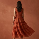 Orange Diamond Chiffon, Polyester