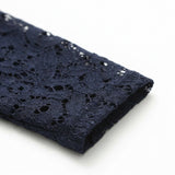 Navy Openwork Lace, Nylon-Cotton