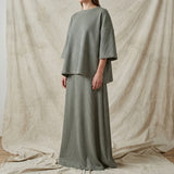 Grey Marl Rib Knit, Polyester, 360 gsm
