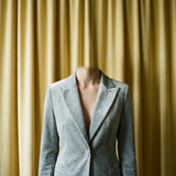 Light Grey Marl Velvet, Cotton-Poly, 210 gsm