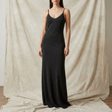 Black Marl Ponte Knit, Polyester, 250 gsm