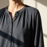Dark Grey Marl Jersey Knit, Cotton-Modal, 150 gsm
