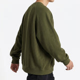 Polyester Stretch Rib Knit Fabric, 361 gsm, 137 cm — Green