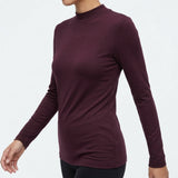 Modal Polyester Stretch Jersey Knit Fabric, 230 gsm, 174 cm — Purple