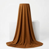 Modal Polyester Stretch Jersey Knit Fabric, 236 gsm, 168 cm — Brown