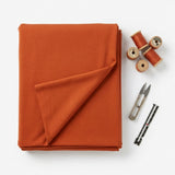 Modal Polyester Stretch Jersey Knit Fabric, 230 gsm, 170 cm — Orange