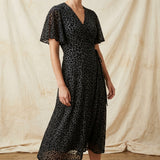Black Leopard Mesh, Polyester