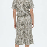Green Bold-Snakeskin Knit, Polyester