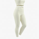 Cream Tone-on-Tone Dot Warp Knit, Polyester