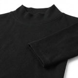 Tencel Lyocell Stretch Rib Knit Fabric, 170 gsm, 120 cm — Black