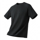 Black Vertical-Stripe Rib Knit, Viscose-Poly, 195 gsm