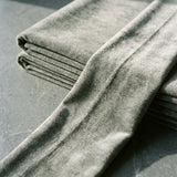 Heathered Grey-Green Marl Velvet, Polyester, 285 gsm