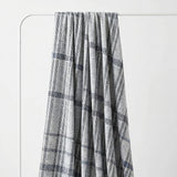 Black Grid Chenille, Polyester
