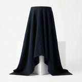 Black Tone-on-Tone Chevron Rib Knit, Polyester