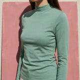 Modal Cotton Jersey Knit Fabric, 151 gsm, 184 cm — Green