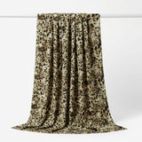 Dark Brown Leopard Lace, Polyester