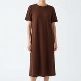 Polyester Stretch ITY Knit Fabric, 230 gsm, 165 cm — Brown