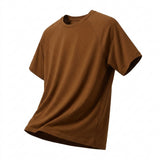 Modal Cotton Stretch Jersey Knit Fabric, 175 gsm, 175 cm — Brown