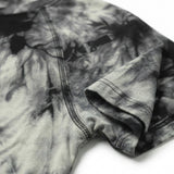 Black Tie-Dye Jersey Knit, Viscose