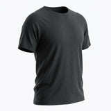 Viscose Stretch Jersey Knit Fabric, 200 gsm, 190 cm — Black