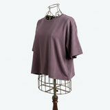Viscose Stretch Jersey Knit Fabric, 160 gsm, 170 cm — Purple, ref EF-272923