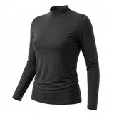 Dark Grey Marl Jersey Knit, Viscose-Nylon, 160 gsm