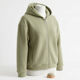 Sage Ribbed Rib Knit, Cotton-Poly