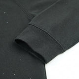 Cotton Polyester Jersey Knit Fabric, 240 gsm, 170 cm — Black