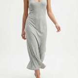Light Grey Marl Jersey Knit, Poly-Viscose, 160 gsm, 165 cm