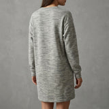 Dark Grey Marl French Terry, Poly-Cotton, 200 gsm, 140 cm
