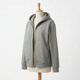 Grey Marl Rib Knit, Poly-Cotton, 350 gsm
