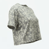 Off-White Floral Jersey Knit, Viscose