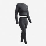 Polyester Stretch Jersey Knit Fabric, 180 gsm, 150 cm — Black