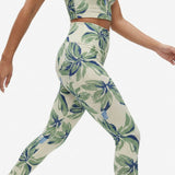 Green Floral Mesh, Nylon