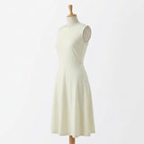 Light Cream Marl Jersey Knit, Linen