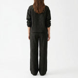 Gold Flecks Linen-Look, Polyester