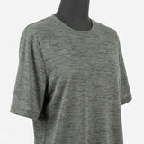 Grey Marl Jersey Knit, Poly-Cotton, 200 gsm