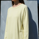 Polyester Cotton Stretch Rib Knit Fabric, 350 gsm, 125 cm — Yellow
