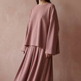 Polyester Stretch Rib Knit Fabric, 360 gsm, 125 cm — Pink