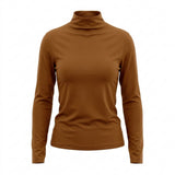 Modal Polyester Stretch Jersey Knit Fabric, 241 gsm, 168 cm — Brown