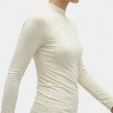 Modal Stretch Jersey Knit Fabric, 216 gsm, 156 cm — Beige