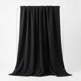 Cotton Polyester French Terry Fabric, 300 gsm, 185 cm — Black, ref EF-274252