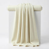 Brushed Cotton Polyester French Terry Fabric, 350 gsm, 165 cm — Khaki