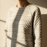 Light Grey Marl Jacquard, Poly-Cotton, 350 gsm