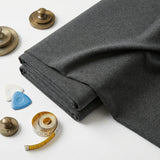 Heathered Grey Marl Jersey Knit, Polyester, 165 gsm, 170 cm