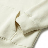 Brushed Cotton Polyester Stretch French Terry Fabric, 350 gsm, 180 cm — Beige