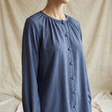100% Cotton Jersey Knit Fabric, 180 gsm, 172 cm — Blue