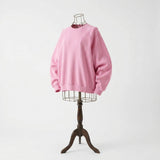 Light Pink Rib Knit, Cotton-Poly